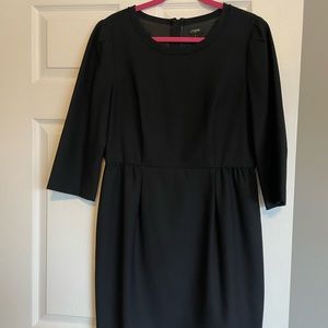 J. Crew Black Work Dress-Size 12
